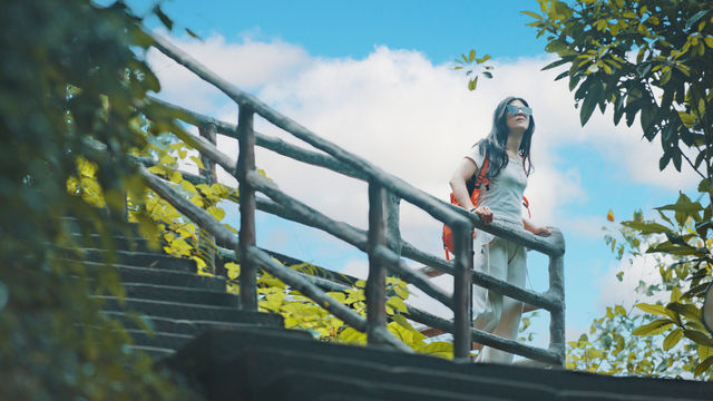 丹霞山純爬路線，這裡的風景氣場太強。