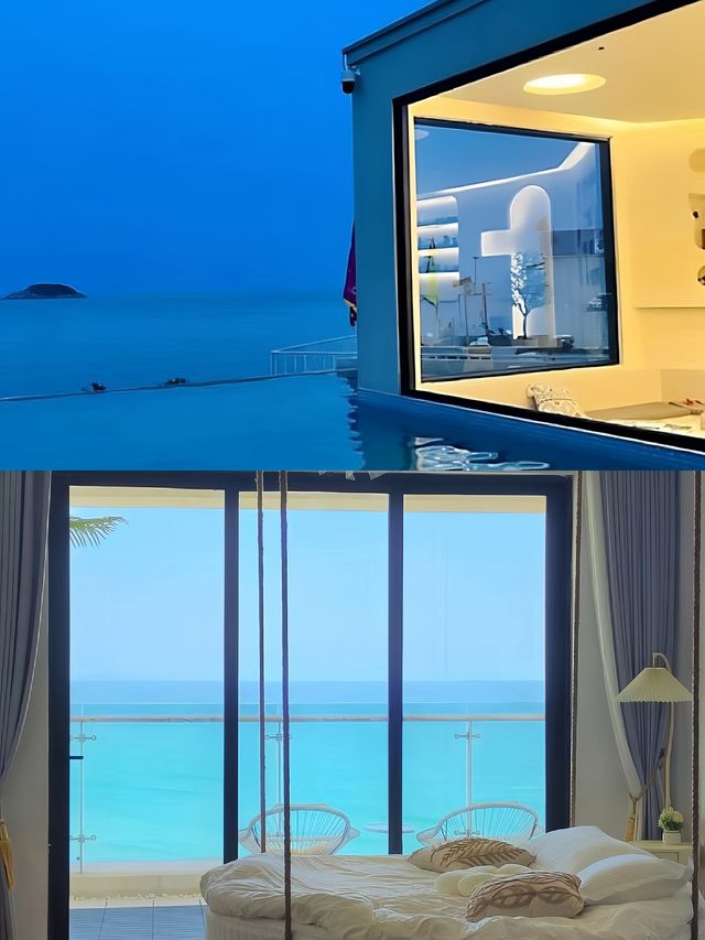 情侶深圳之旅!住進海景房!不想退房