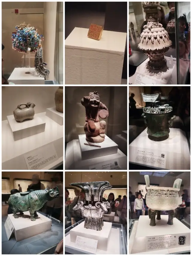 國家博物館逆向參觀。