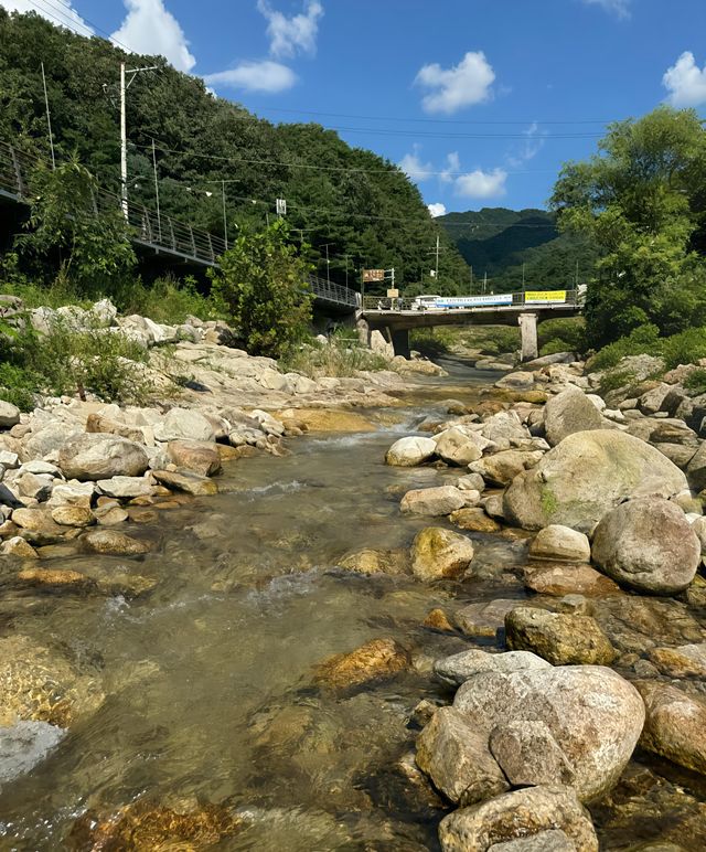 韓國利川市龍湫溪谷｜清涼與美景的完美邂逅