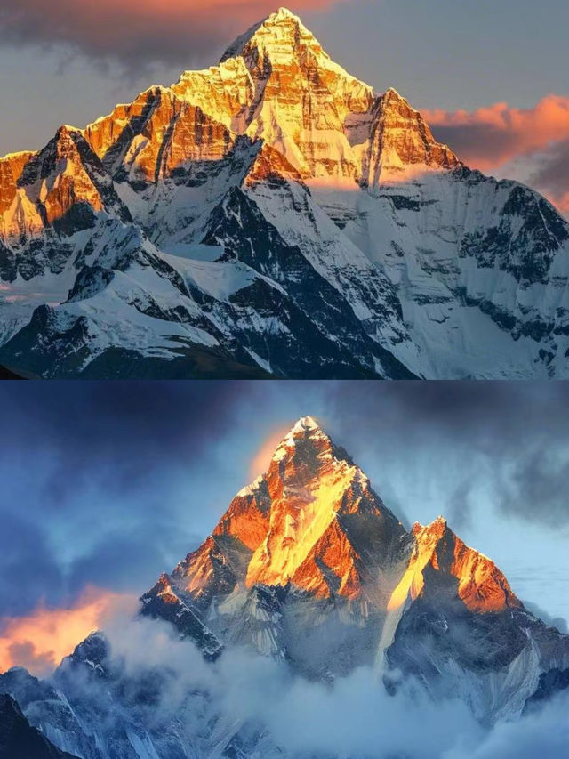 珠穆朗瑪峰,雪白的頂峰! 珠穆朗瑪峰,雪白的頂峰!