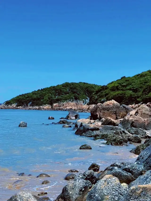 把所有的煩惱都扔進朱家尖的海裡