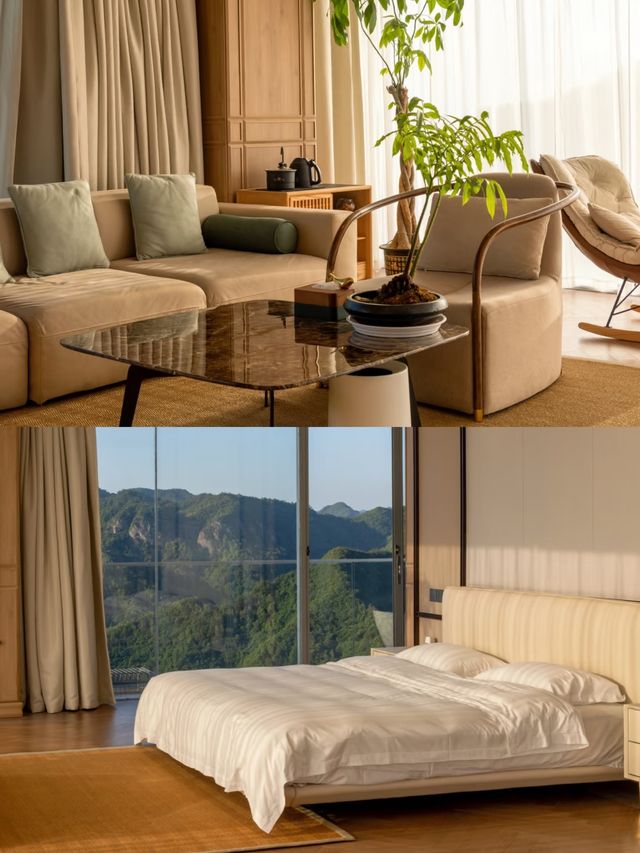 懸崖上無邊泳池和360°立體山景的酒店
