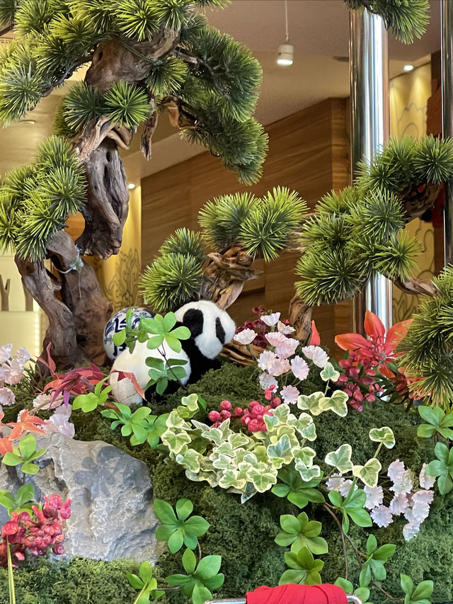 豪華大氣的北京飯店陽光餐廳