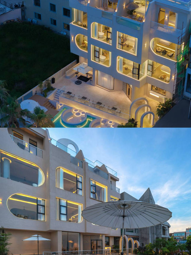 【湄洲島嶼念海景民宿｜住進聖托里尼藍白夢境