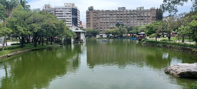 台中公園見到玉山峰頂