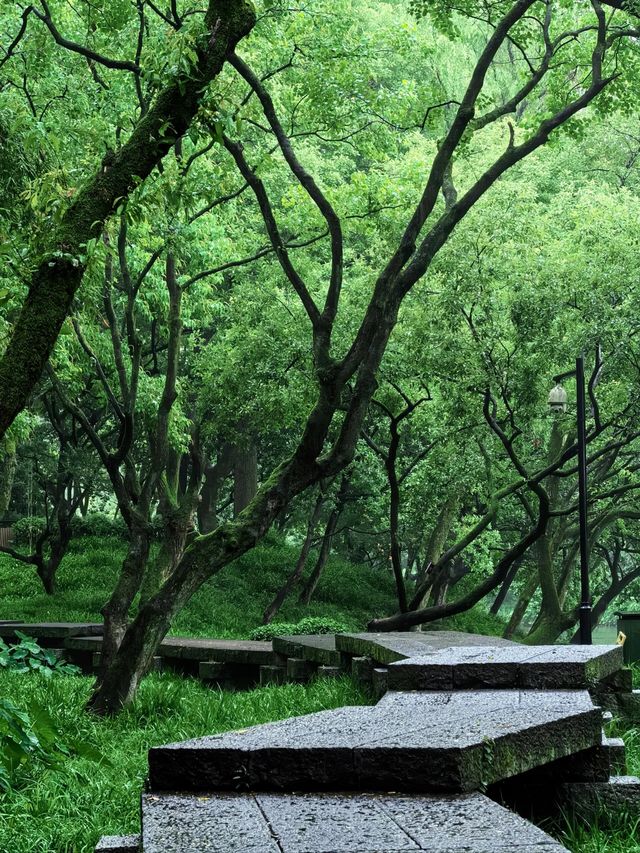 這三個小眾秘境才是真西湖雨中水墨