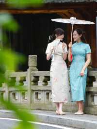 紅珠山賓館|旗袍大片封神機位+姿勢全攻略
