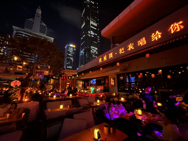🌆 深圳屋頂上的民謠時光｜城市裡最chill的夜晚