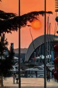 青島浪漫:洲際躺平+奧帆日出+爬山