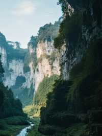 武隆天生三橋親子遊穿越仙俠世界！娃看瀑布超震撼