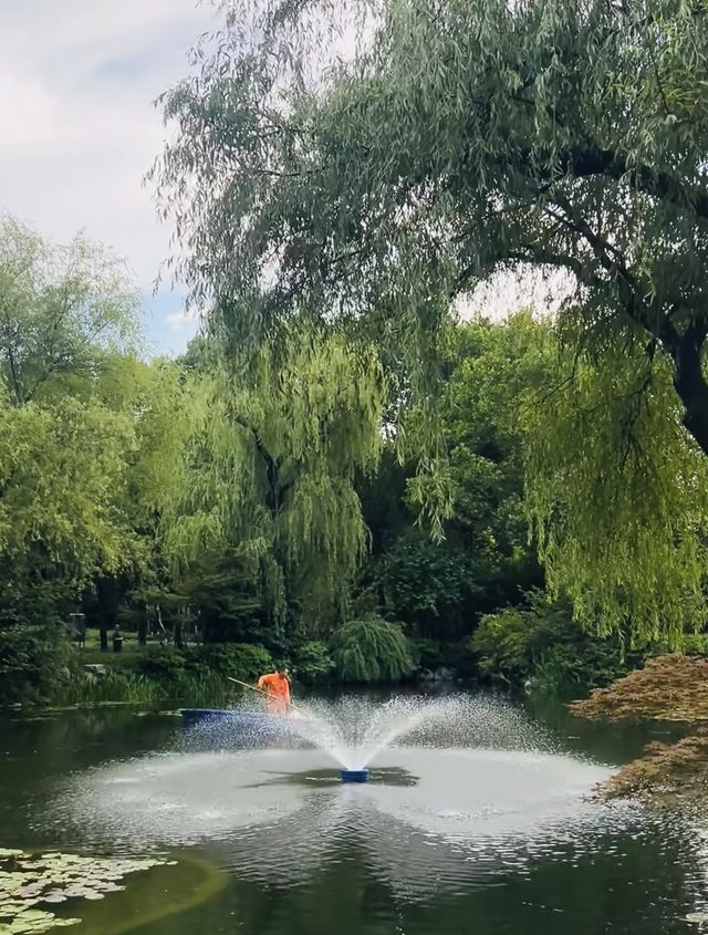 長椅湖畔油畫時光 長椅湖畔油畫時光