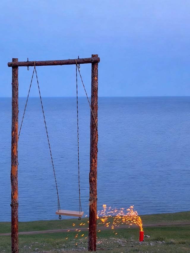 初冬呼倫湖｜草原秘境中的冰封藍調盛宴