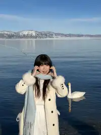 想跟賽里木湖說謝謝🫧人生照片有了！