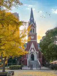 12.02實拍｜上海銀杏教堂已封神，可參觀