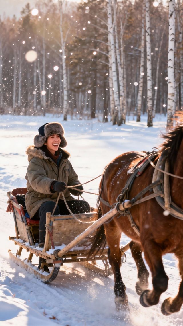 為了這幅水墨畫般的禾木村,我願意被“困”在冬天的新疆! 為了這幅水墨畫般的禾木村,我願意被“困”在冬天的新疆!