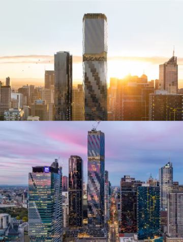 CBDの雲端ラグジュアリー、80階の高層から街の風華を一望