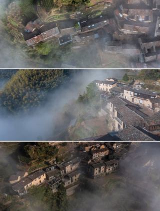 隱於800米懸崖古村！松陽這家山景民宿太仙了