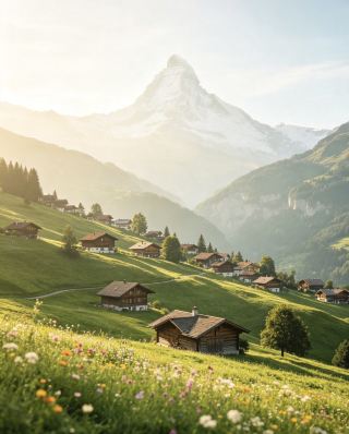 Healing Alps tour | summer wildflower meadows and winter skiing, lake and mountain cabins with starry skies all in one