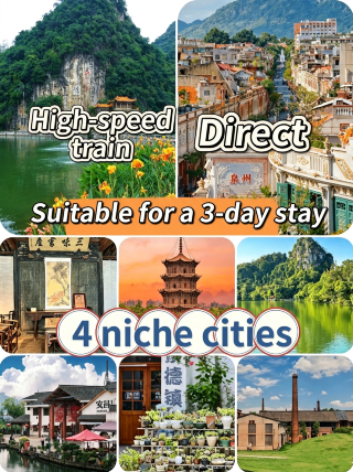 High-speed train direct in 3h! These 4 hidden gem small towns offer a slow-paced everyday life
