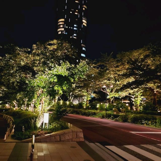 The lovely Night Garden of Tokyo Midtown