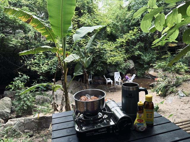The Hidden Falls ในสวนลับ ลานกางเต็นท์ริมลำธาร🌿
