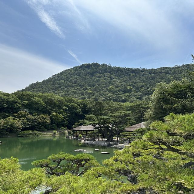 어떻게 관리하는지 신기한 일본 다카마쓰의 거대 공원 [리쓰린 공원]