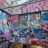 悉尼大學校園內的塗鴉隧道🎨🎭