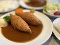 【福岡】老舗喫茶店の「ミンチカツレツ」