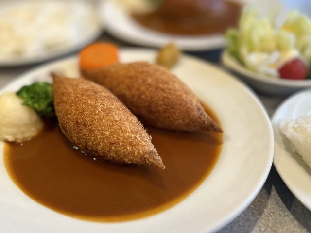 【福岡】老舗喫茶店の「ミンチカツレツ」
