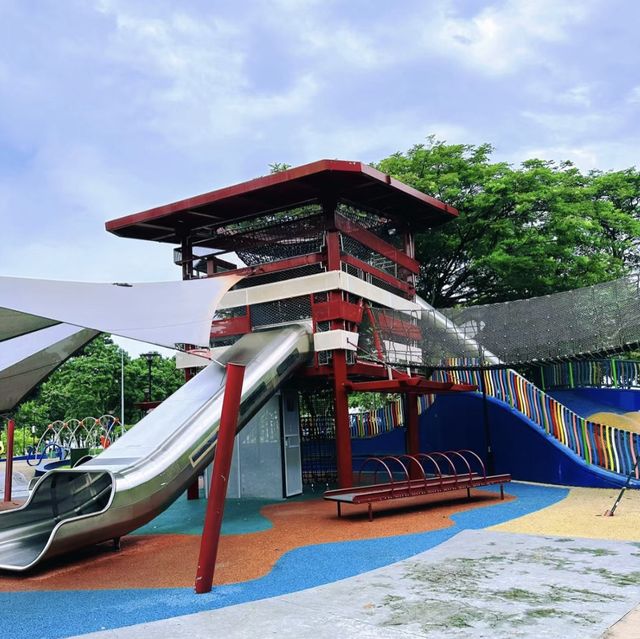 沙灘樂園的快樂冒險！🏖️🎠 新加坡東海岸公園🌴🎢 