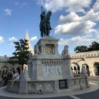 Amazing city view from buda-castle hill