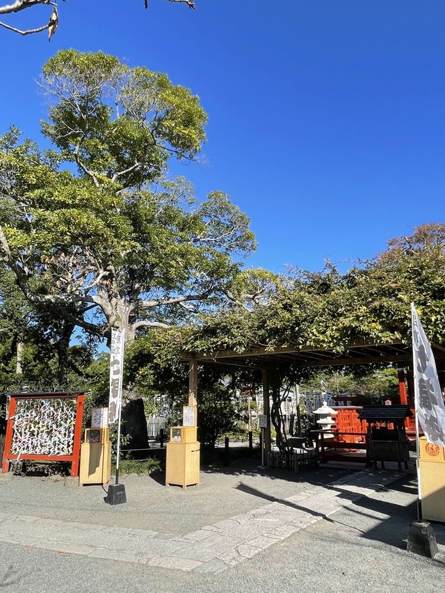【神奈川県/旗上弁財天社】美しい源氏池に浮かぶ神社