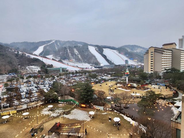 강원도 홍천 비발디파크 스키장 