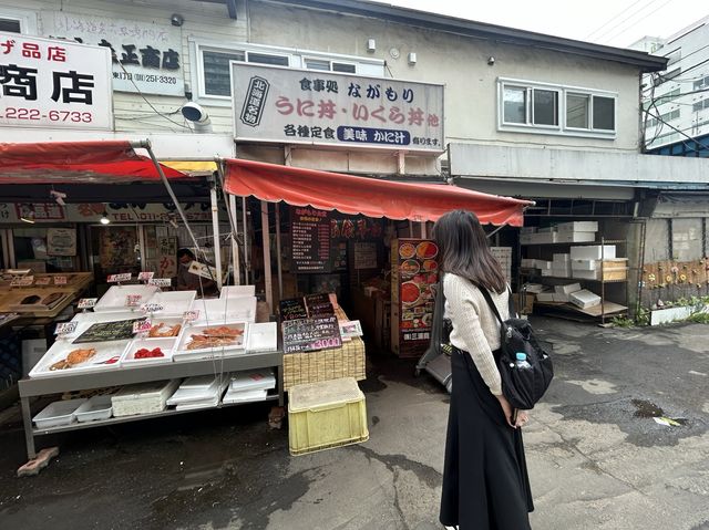 【札幌】二条市場で贅沢海鮮あさごはん