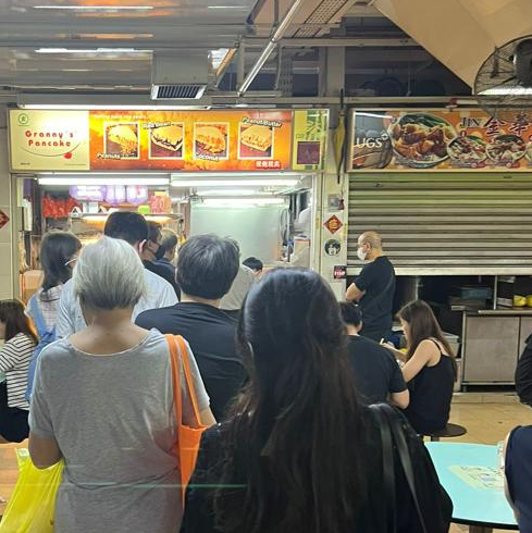 Awesome food center in Chinatown 