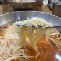 【韓国釜山・南浦洞】釜山名物ミルミョンの人気店「ハルメ伽耶ミルミョン」