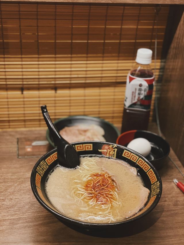 去日本一定要排一次一蘭！❤️