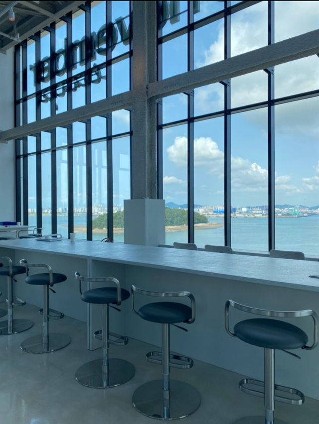 Ocean view Cafe in Incheon near to Airport