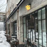 테라로사 커피공장, 설경을 보며 커피 한 잔☕️