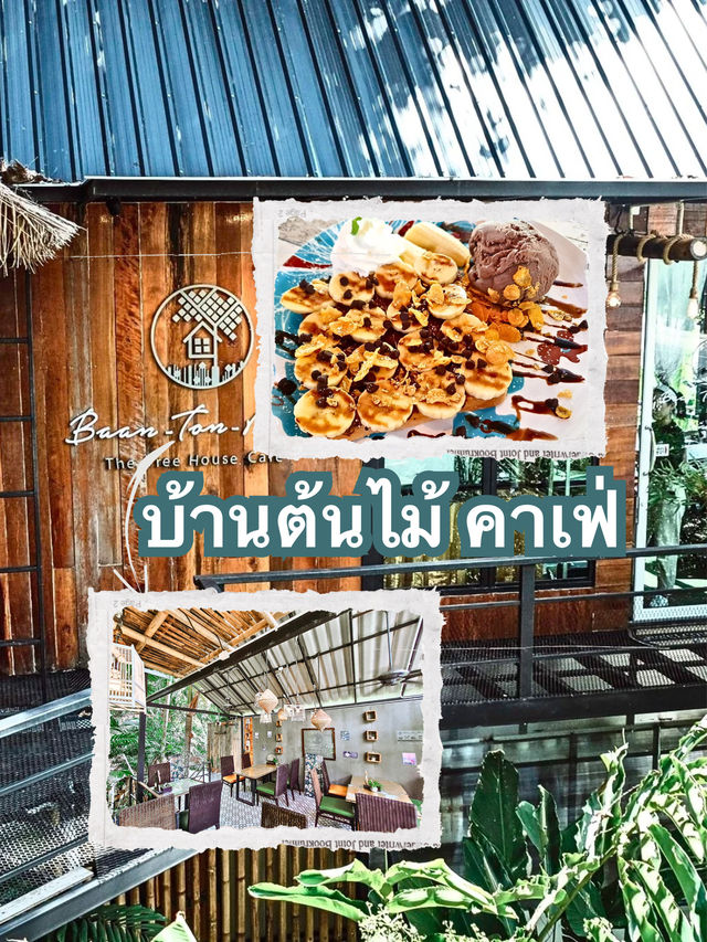 🌳ผ่อนคลายสบายใจกับ คาเฟ่บ้านต้นไม้ ☕