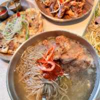 「韓國餐廳午餐，味道剛剛好！」