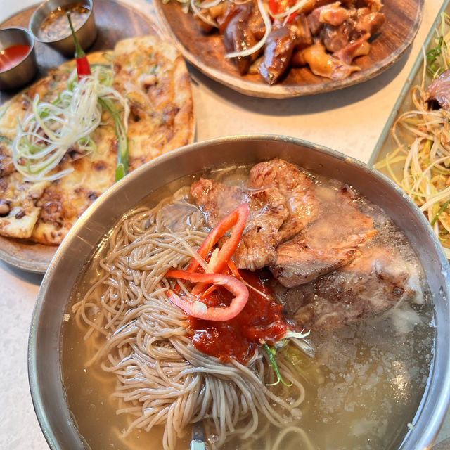 「韓國餐廳午餐，味道剛剛好！」