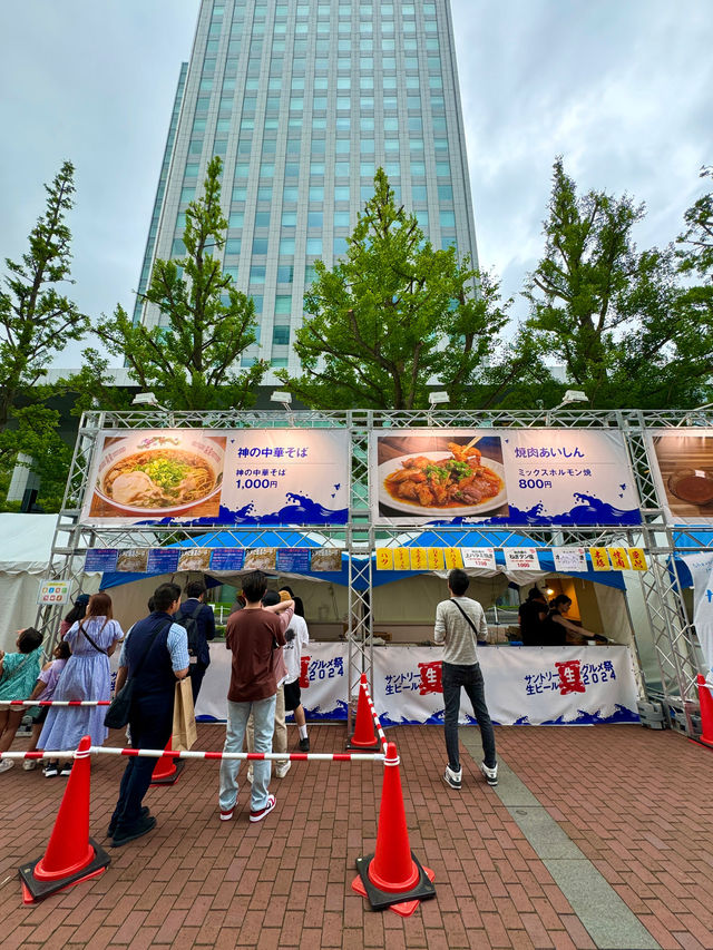 札幌　札幌観光　サントリー生ビール　夏のグルメ祭2024に行ってきたよ！