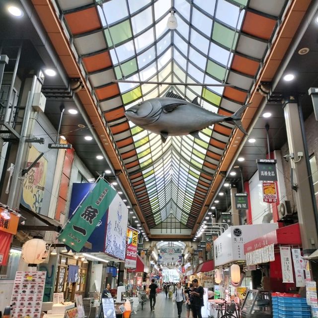 わたしと旅と大阪💠黒門市場で大阪グルメとかわいいマスコット✨