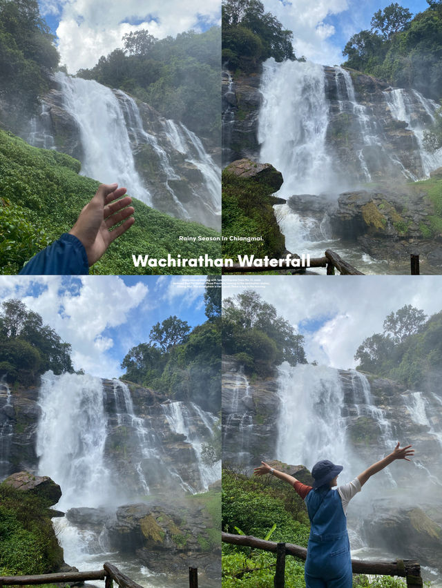 น้ำตกวชิรธาร | เชียงใหม่ 🌳🪨🌧️🌿