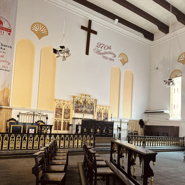 Historic Charm of Christ Church Melaka