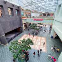 Lovely outdoor atrium at Resorts World Sentosa