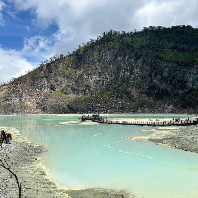Best moment at Kawah Putih, Bandung
