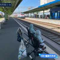 釜山搭乘火車 龜浦-釜山